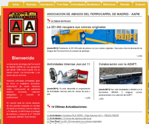 aafmadrid.org: .:: AAFM ::. Asociación de Amigos del Ferrocarril de Madrid
