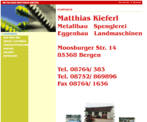 ackereggen.com: Startseite
Metallbau, Spenglerei, Landmaschinen, Eggenbau