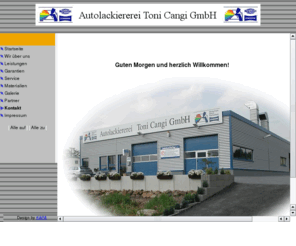 cangi.de: Autolackiererei Toni Cangi GmbH - Der starke Partner für Ihr Fahrzeug!
Fachlackierbetrieb Toni Cangi, Tel: 02361 667357, Lackierungen aller Art. Seit Gründung im Jahr 1999 entwickelte sich der Betrieb zu einem Fachbetrieb mit 7 qualifizierten Mitarbeitern. Zu dem umfangreichen Angebot gehören u.a. PKW-Lackierung, Nutzfahrzeug-Lackierung, Industrielackierung, Möbel-Lackierung, Boot-Lackierung, Kunststoff-Lackierung, Design-Lackierung, Fahrzeugaufbereitung (Polierarbeiten), Gebrauchtwagen-Aufbereitung, Zeitwertgerechte Reparatur, Steinschlagbeseitigung, Felgenaufbereitung und PKW- und Nutzfahrzeugbeschriftung.