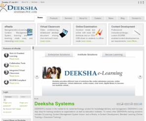 deekshasystems.com: Deeksha Systems
Deeksha a leading elearning provider. One stop shop for all IT needs of an enterprise.