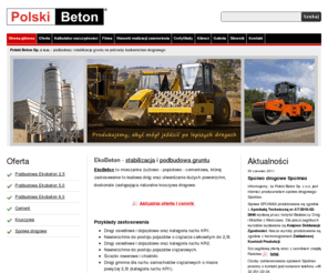 polskibeton.pl: Beton towarowy - Polski Beton Sp. z o.o.
Polski Beton Sp. z o.o. - serwis marki zrzeszającej producentów betonu towarowego.