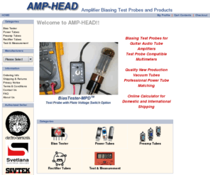 amphead.com: AMP-HEAD Bias Tester Probe for Vacuum Tube Guitar Amplifier
Guitar amplifier bias test probes for vacuum tube type amplifiers