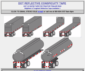 dotsafetytape.com: DOT Approved Reflective Conspicuity Tape - BUY ONLINE
DOT Reflective tape reflective prismatic vinyl tape reflective striping reflector tape