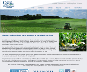 illinoisfarmlandauctionsforsale.com: Illinois Land Auctions, Illinois Farm Auctions & Illinois Farmland - United Country Wallingford Group
United Country Wallingford Group is your premier Illinois real estate auction company specializing in Illinois land auctions, Illinois land for sale, Illinois farm auctions, Illinois real estate auctions and Illinois farmland auctions.