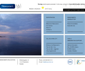 newcomers.se: Relocation Management in Stockholm, Sweden – Newcomer's
Newcomers: Relocation management services in Stockholm, Sweden. We assist companies that bring personnel to Sweden and offer a comprehensive range of services for expatriates relocating to Sweden as well as those leaving the country.