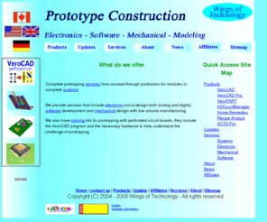 wings-of-technology.com: Prototyping - Wings of Technology
Electronic prototyping CAD, VeroCAD