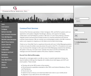 amalgamatedcommunications.com: Home - CommuniTech Services
Centigram voicemail specialist CommuniTech Services specializes in servicing and upgrading Centigram voicemail and Octel voice mail systems to the latest state-of-the-art technology