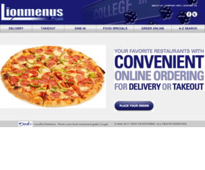 lionmenus.com: Lionmenus.com :: State College, PA Online Menu Resource for Free Delivery, Takeout, Dine-In Restaurants & Bar Specials
