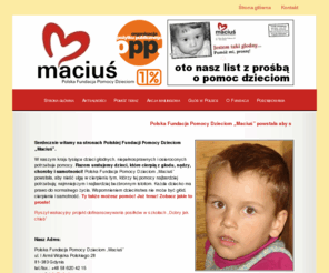 pfpd.org: Polska Fundacja Pomocy Dzieciom "Maciuś"
