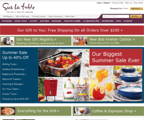 surelatable.com: Cookware, Cutlery, Dinnerware, Bakeware | Sur La Table
Shop Sur La Table for the finest cookware, dinnerware, cutlery, kitchen electrics, bakeware and more. Our cooking class program is one of the largest in the nation.