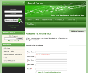 award-bonus.com: Membership Management System Scripts
MS scripts from Award Bonus