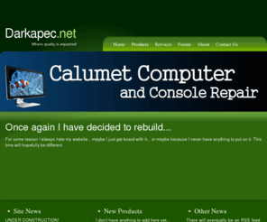 darkapec.com: Calumet Computer
& Console Repair: Home
