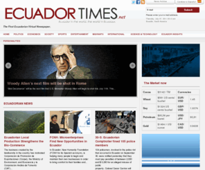 ecuadortimes.net: EcuadorTimes.net | Breaking News, Ecuador News, World, Sports, Entertainment
EcuadorTimes.net | Breaking News from Ecuador and the world, get the latest information about what is happening in Ecuador and its surroundings.