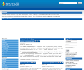 freesitebuild.com: Welcome to the Frontpage
Joomla! - the dynamic portal engine and content management system