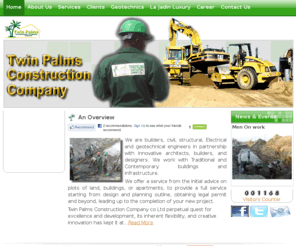 twinpalmsconstruction.com: ::::::::Twin Palms Construction Company |  Home
Twin Palms Construction Company | Building & Civil Engineers | Architects & Designers | Land Scape Consultants | Geotechnical Engineers | Procument Project Managemen