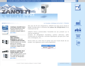 zanottifrance.com: ZANOTTI FRANCE
Unités de réfrigération, monoblocs et splits pour applications commerciales, industrielles et agro-alimentaires