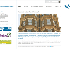 effefftee.co.uk: Welcome to Faithorn Farrell Timms LLP | Faithorn Farrell Timms
Faithorn Farrell Timms LLP provides a wide range of construction and property related professional services to Local Authorities, Housing Associations, Schools, Colleges and Universities as well as a number of clients in the private sector. We operate throughout the UK from offices in Orpington, Islington, Eastbourne, Yeovil and Gateshead and are committed to building on our reputation for innovation and excellence.