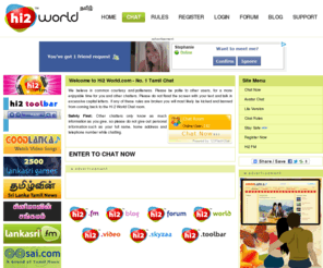 Hi2world Com Hi2 World The No 1 New Tamil Chat Room Www