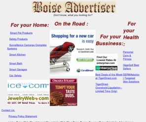 boiseadvertisers.com: Boise Advertiser
The Best Deals OnLine