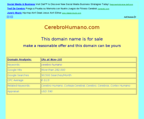 cerebrohumano.com: CerebroHumano.com page
CerebroHumano.com domain for sale