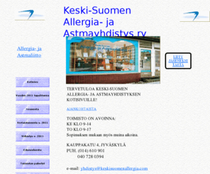 keskisuomenallergia.com: Keski-Suomen Allergia- ja Astmayhdistys ry
