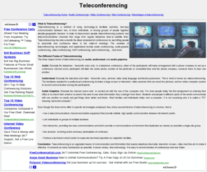 what is teleconferencing