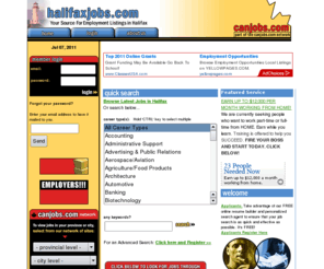 halifaxjobs.com: halifaxjobs.com: Halifax Jobs & Employment (Nova Scotia)
Your Employment Search Network .  Find thousands of great jobs and employment information for Halifax.  Post your resume online for free.  Employers can post job openings and search our vast resume database full of applicant information.