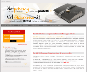 netprivacy.it: NetPrivacy: Servizio di adeguamento alla Normativa Privacy per le aziende on-line
Dal 1° gennaio 2004 è in vigore il nuovo Codice che riunisce tutte le regole in materia di Privacy. Il servizio NetPrivacy consente di adempiere agli obblighi richiesti dalla Legge sulla Privacy e adottare le misure minime di sicurezza. Da Netorange Srl.