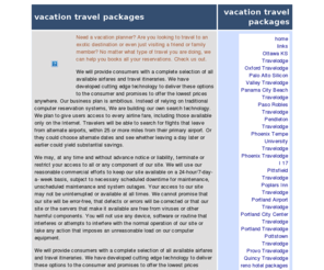 vacation-travel-packages.com: Welcome to vacation travel packages
 vacation travel packages, Need a vacation planner? Are you looking to travel to an exotic destination or even just visiting a friend or family member? No matter what type of travel you are doing, we can help you books all your reservations. Check us out.