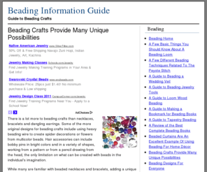 beading-pro.com: Beading Information Guide — Guide to Beading Crafts
Guide to Beading Crafts