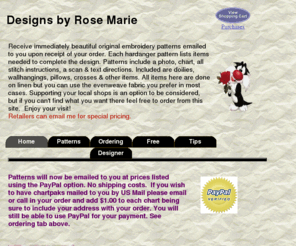 designsbyrosemarie.com: Designs by Rose Marie - Shop for Embroidery Patterns
Original embroidery designs emailed with detailed directions!