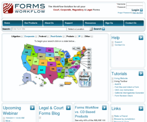 formsworkflow.com: Free Official and Legal Court, Corporate and Agency forms for All Local, State, And Federal Court Jurisdictions
American Legalnet provides 60,000 legal court forms for attorneys, lawyers, and Pro Per litigation actions in the United States federal, state, and local courts for free.