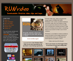 runvideo.org: RUNvideo offers christian video clips and videos for use in sermons and other presentations
christian video clips and christian videos for use in preaching, teaching, worship services, cafe church and home group discussions.