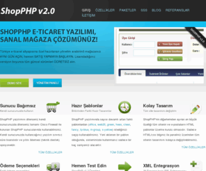 shopphp.net: ShopPHP v2.0 - PHP E-Ticaret Yazılımı. E-Ticarete Başlamanın En Hızlı Yolu
