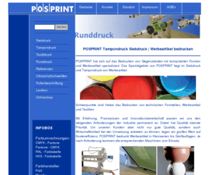 werbeartikel-bedrucken.de: Bedrucken von Werbeartikel
Posprint hat sich auf das Bedrucken von Werbeartikel und Formteile spizailisiert. POSPRINT hat sich zur Aufgabe gestellt schwierige Werbeartikel zu bedrucken.