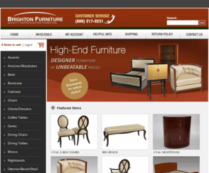 brightonfurniturewholesale.com: Brighton Furniture | Wholesale Designer Furniture
Designer furniture for less - Couches, Dining Rooms, Living Rooms, Chairs, Beds, End Tables, many look alikes of Barbara Barry and Thomas Pheasant.