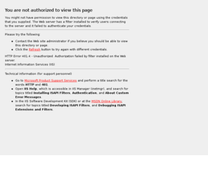 YOU ARE NOT AUTHORIZED TO VIEW THIS PAGE IIS you are not authorized to view this page iis: