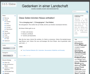 ckskoestner.de: Gedanken in einer Landschaft
