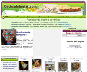 cocinadehogar.com: Cocinadehogar.com-recetas de cocina sencillas
 recetas de cocina sencillas con fotos y videos del paso a paso, comidas t