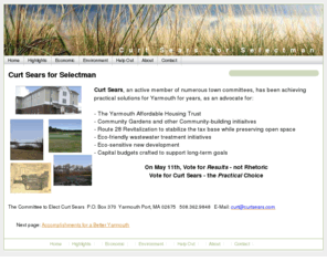 curtsears.com: Curt Sears for Selectman
#