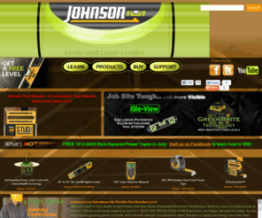 johnsonlevel.net: Levels | Laser Levels | Rotary Laser Levels | Construction Measuring Tools | Spirit Level | Johnson Level & Tool Mfg Company
Laser levels, spirit levels and all construction jobsite measuring tools and marking technology for carpenters, plumbers. electricians and every day use for homeowners trust Johnson Level Quality 