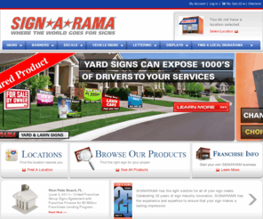 signarama-doraville.com: Design a Sign | Vinyl Banners | Custom Signs | Decals | Vinyl Graphics - ShopSignARama.com
shopSIGNARAMA offers custom signs, yard signs, vinyl graphics, vinyl banners, decals, vinyl lettering, trade show displays, banner stands and more for all your signage needs.    