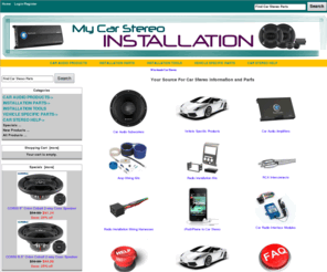 mycarstereoinstallation.info: My Car Stereo Installation, Installing Your Car Stereo From the Internet: Get The Info and Parts you need to upgrade your Car Stereo
MyCarStereoInstallation.com is your source for car stereo information and parts. From your basic car audio questions to the advanced we cover all your stereo needs. We have over 50 years of experience in car audio and have all the installation parts needed to install your next car stereo system.