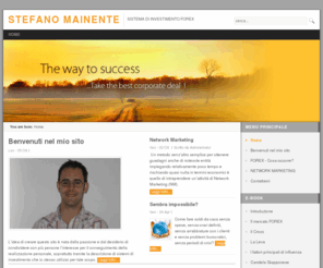 stefanomainente.com: Benvenuti nel sito di Stefano Mainente
Stefano Mainente - esperto forex