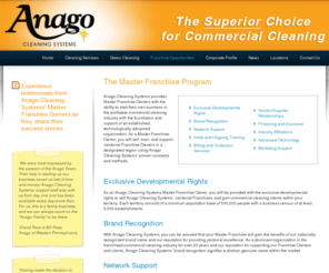 anagomasters.com: The Master Franchise Program
Anago offers Commercial Cleaning Services for your Office Cleaning and Janitorial needs.