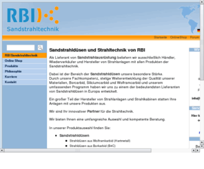 boron-nitride.eu: Sandstrahldsen Strahlanlagen Sandstrahlschluche Sandstrahlzubehr
Wir sind Ihr innovativer Partner fr die Strahltechnik. Wir sind Herstellerunabhngig und vermitteln Ihnen fr Ihre Anwendung das beste Produkt!