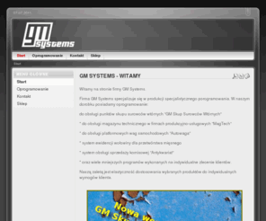 gawrycki.net: GM Systems - Witamy
GM Systems Michał Gawrycki