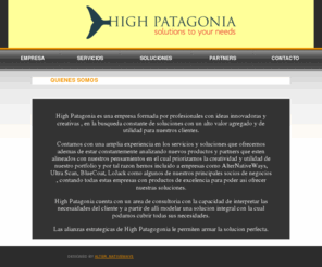 high-patagonia.com: High Patagonia Solutions to your needs
high patagonia solutions to your needs patagonia servicios IT seguridad