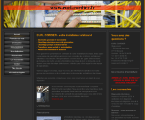 eurl-cordier.com: Accueil - EURL CORDIER
{{company_name}}, votre électricien à {{city}}