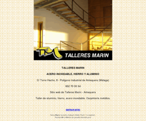 talleres-marin.es: TALLERES MARIN - ACERO INOXIDABLE, HIERRO Y ALUMINIO
Sitio Web de Talleres Marin